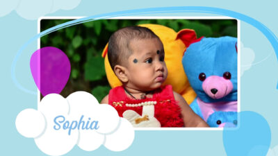 Invitación - Nubes para bebé